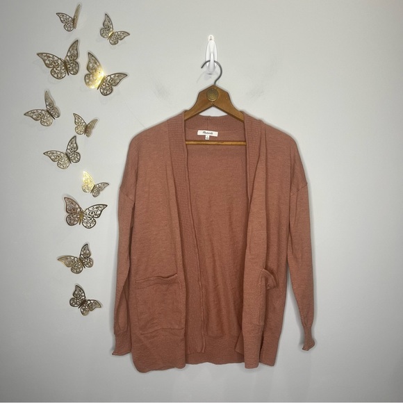 MADEWELL | Blush Pink Cardigan Sweater - Picture 4 of 11